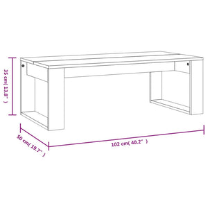 vidaXL Coffee Table Accent Couch Side Table for Living Room Engineered Wood-23