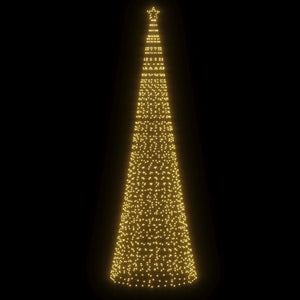 vidaXL Christmas Tree Light with Spikes Outdoor Decoration Holiday Ornament-2