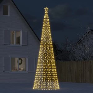 vidaXL Christmas Tree Light with Spikes Outdoor Decoration Holiday Ornament-69