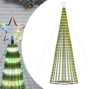 vidaXL Christmas Tree Light Cone Outdoor Xmas Decoration Holiday Ornament-4