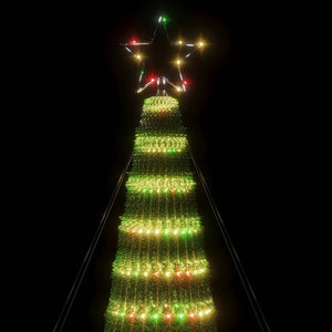 vidaXL Christmas Tree Light Cone Outdoor Xmas Decoration Holiday Ornament-24