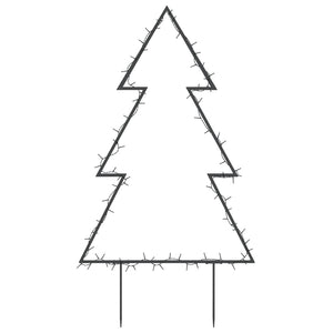 vidaXL Christmas Decoration with Spikes Outdoor Holiday Light Ornament Tree-31