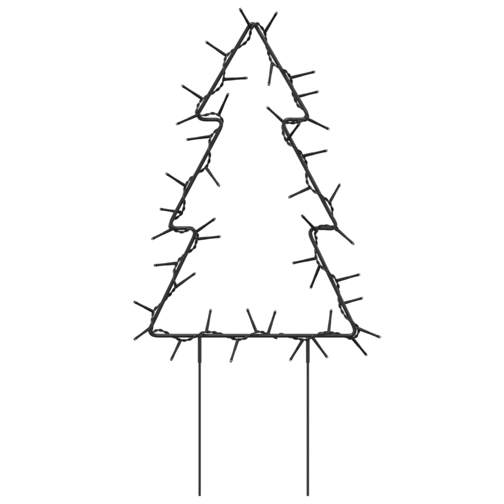 vidaXL Christmas Decoration with Spikes Outdoor Holiday Light Ornament Tree-45