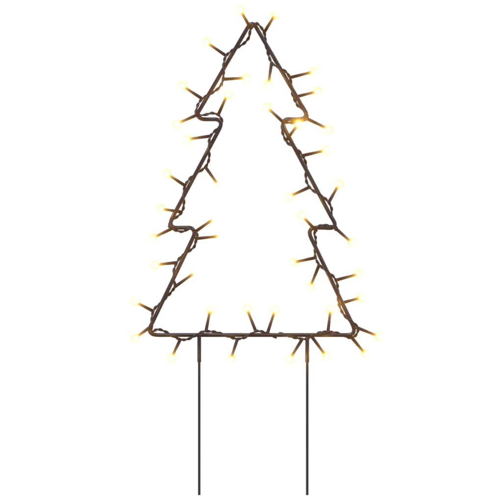 vidaXL Christmas Decoration with Spikes Outdoor Holiday Light Ornament Tree-13