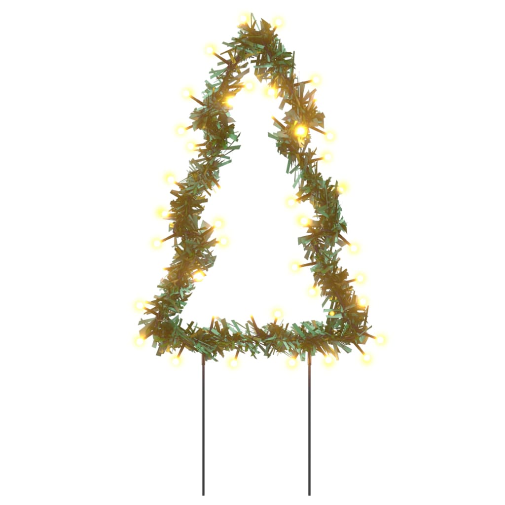 vidaXL Christmas Decoration with Spikes Outdoor Holiday Light Ornament Tree-48