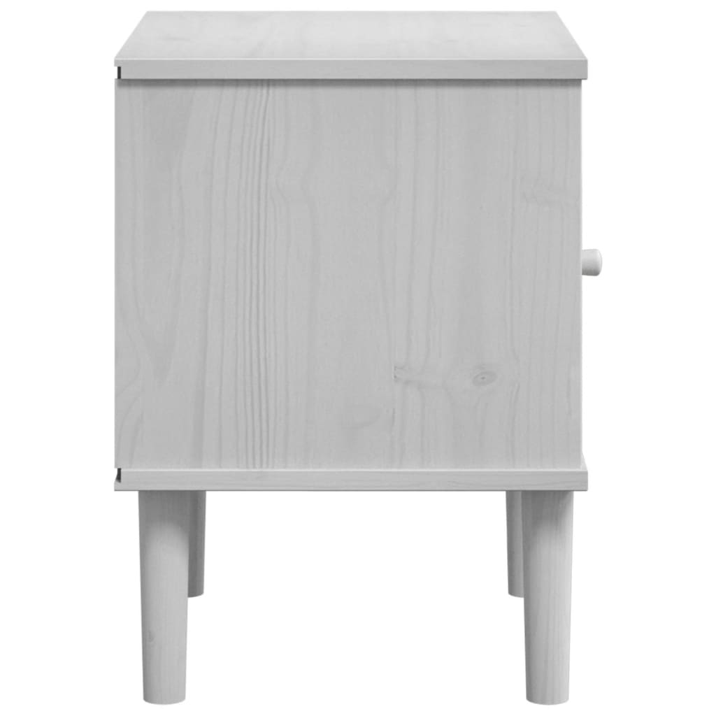 vidaXL Bedside Cabinet Furniture for Bedroom SENJA Rattan Look Solid Wood Pine-10