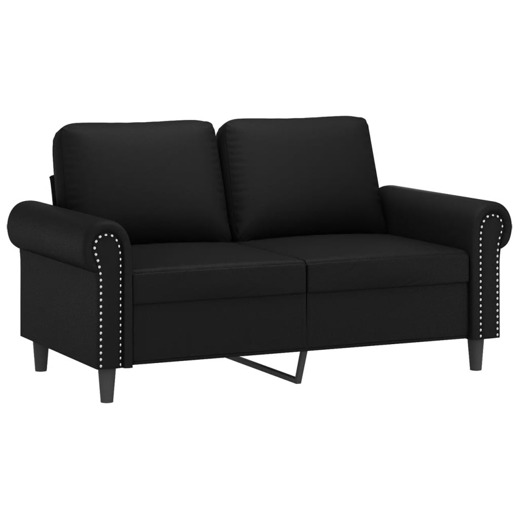 vidaXL Sofa Chair Accent Upholstered Single Sofa Chair Black Faux Leather-0