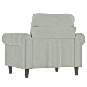 vidaXL Sofa Chair Accent Upholstered Club Armchair for Living Room Velvet-79