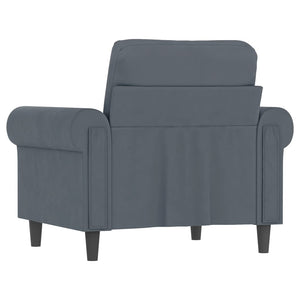 vidaXL Sofa Chair Accent Upholstered Club Armchair for Living Room Velvet-15