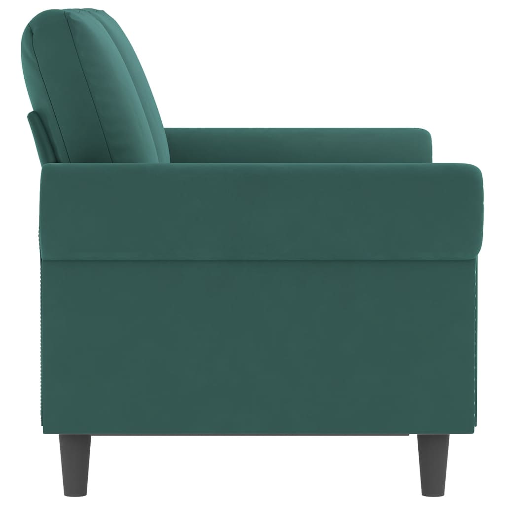 vidaXL Sofa Chair Accent Upholstered Club Armchair for Living Room Velvet-7