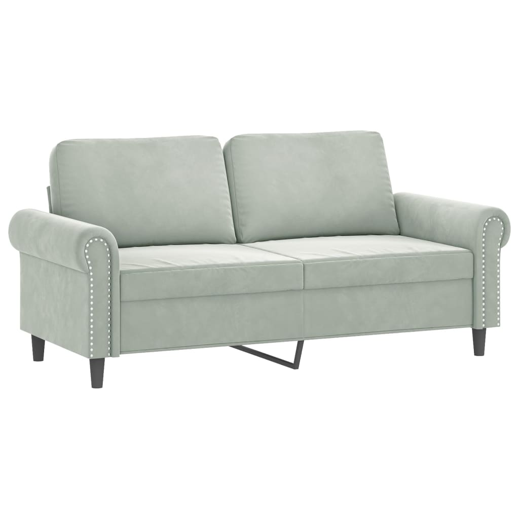 vidaXL Sofa Chair Accent Upholstered Club Armchair for Living Room Velvet-48