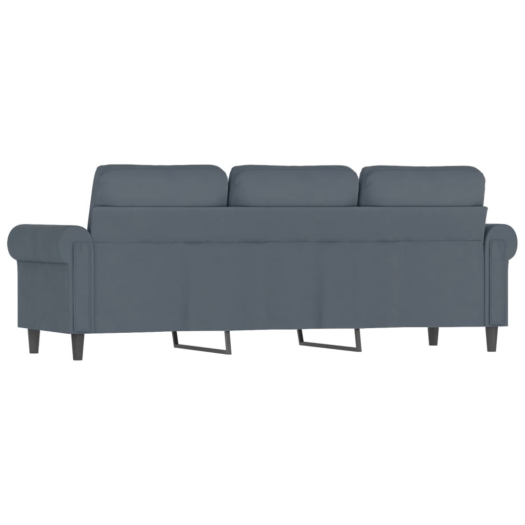 vidaXL Sofa Chair Accent Upholstered Club Armchair for Living Room Velvet-10