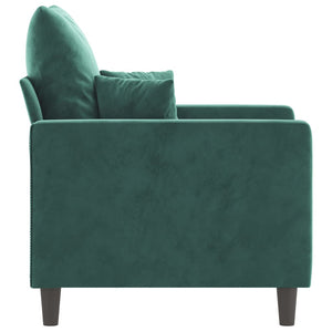 vidaXL Sofa Chair Upholstered Single Sofa Armchair for Living Room Velvet-3