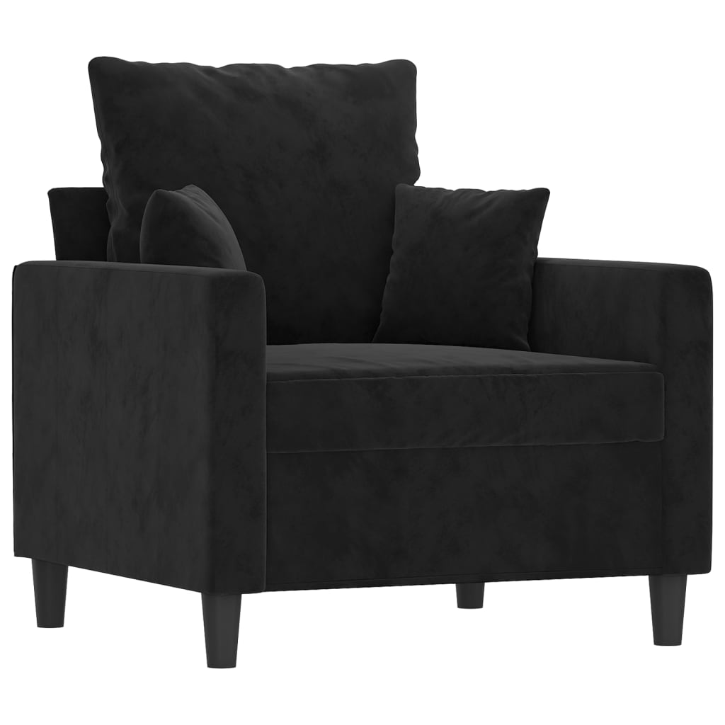 vidaXL Sofa Chair Upholstered Single Sofa Armchair for Living Room Velvet-5