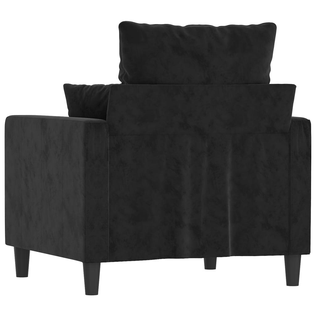 vidaXL Sofa Chair Upholstered Single Sofa Armchair for Living Room Velvet-45