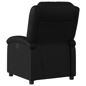 vidaXL Recliner Chair Black Faux Leather-2