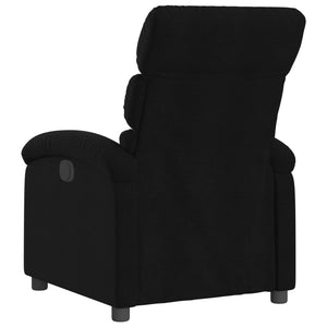 vidaXL Recliner Chair Black Fabric-3