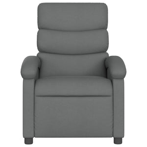 vidaXL Electric Massage Recliner Chair Dark Gray Fabric-6