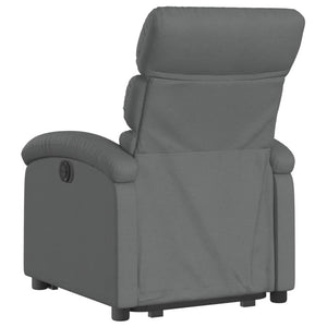 vidaXL Stand up Recliner Chair Dark Gray Fabric-2