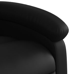 vidaXL Recliner Chair Black Faux Leather-6