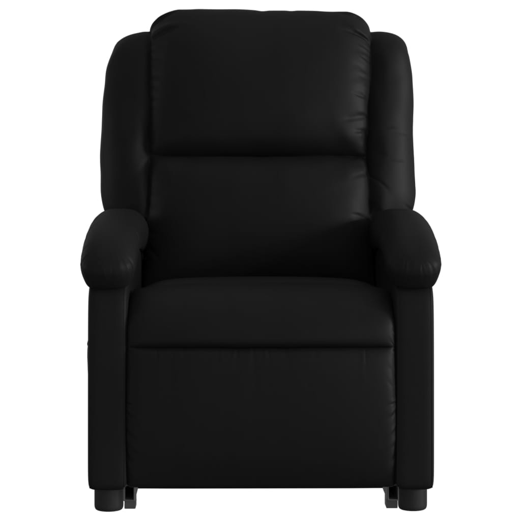 vidaXL Electric Stand up Recliner Chair Black Faux Leather-6