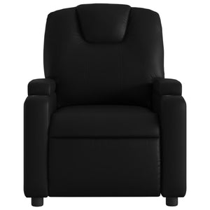 vidaXL Massage Recliner Chair Black Faux Leather-5