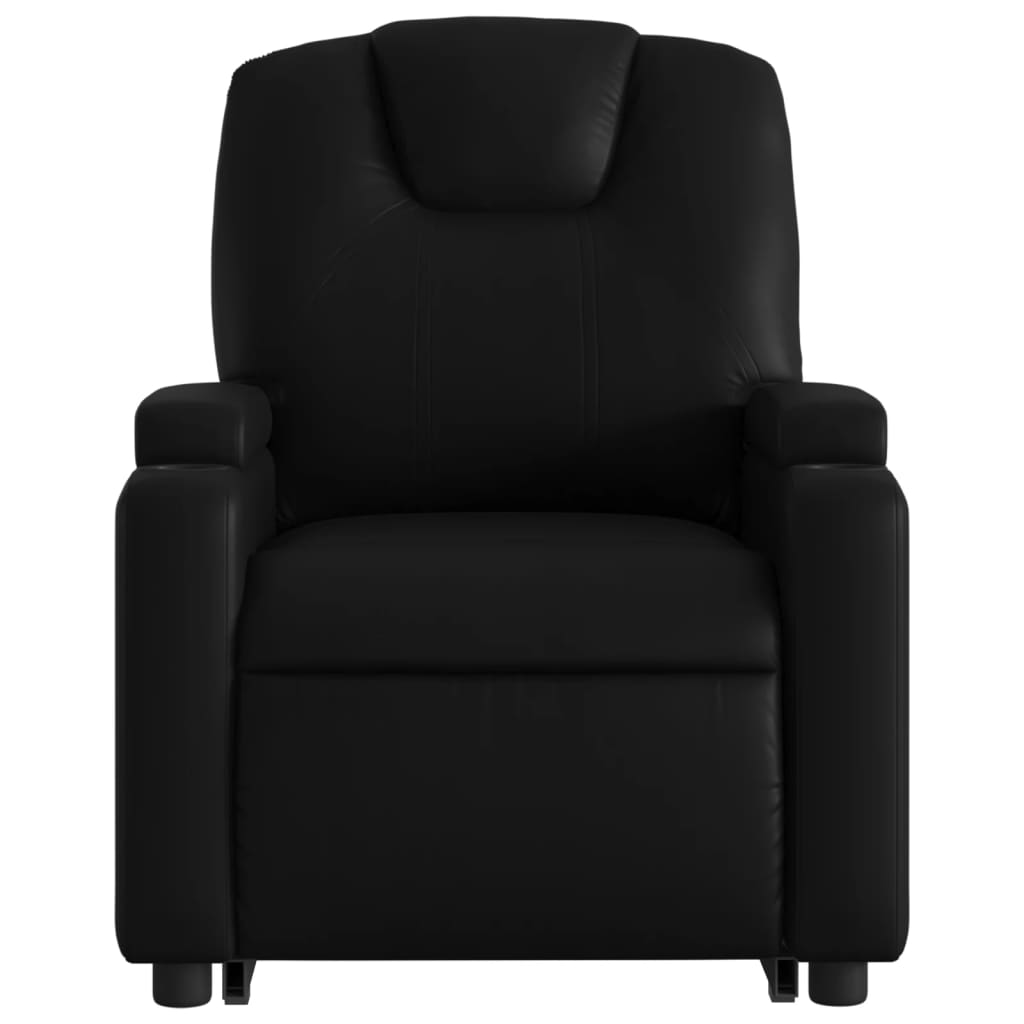 vidaXL Electric Stand up Recliner Chair Black Faux Leather-6