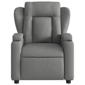 vidaXL Electric Massage Recliner Chair Dark Gray Fabric-6