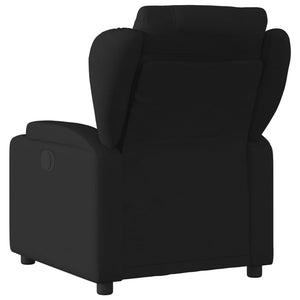 vidaXL Electric Massage Recliner Chair Black Fabric-2