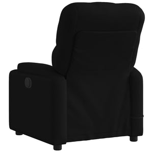 vidaXL Electric Massage Recliner Chair Black Fabric-2