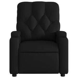 vidaXL Massage Recliner Chair Black Faux Leather-5