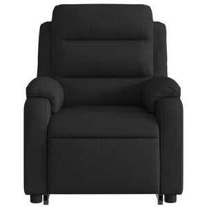 vidaXL Stand up Massage Recliner Chair Black Fabric-6