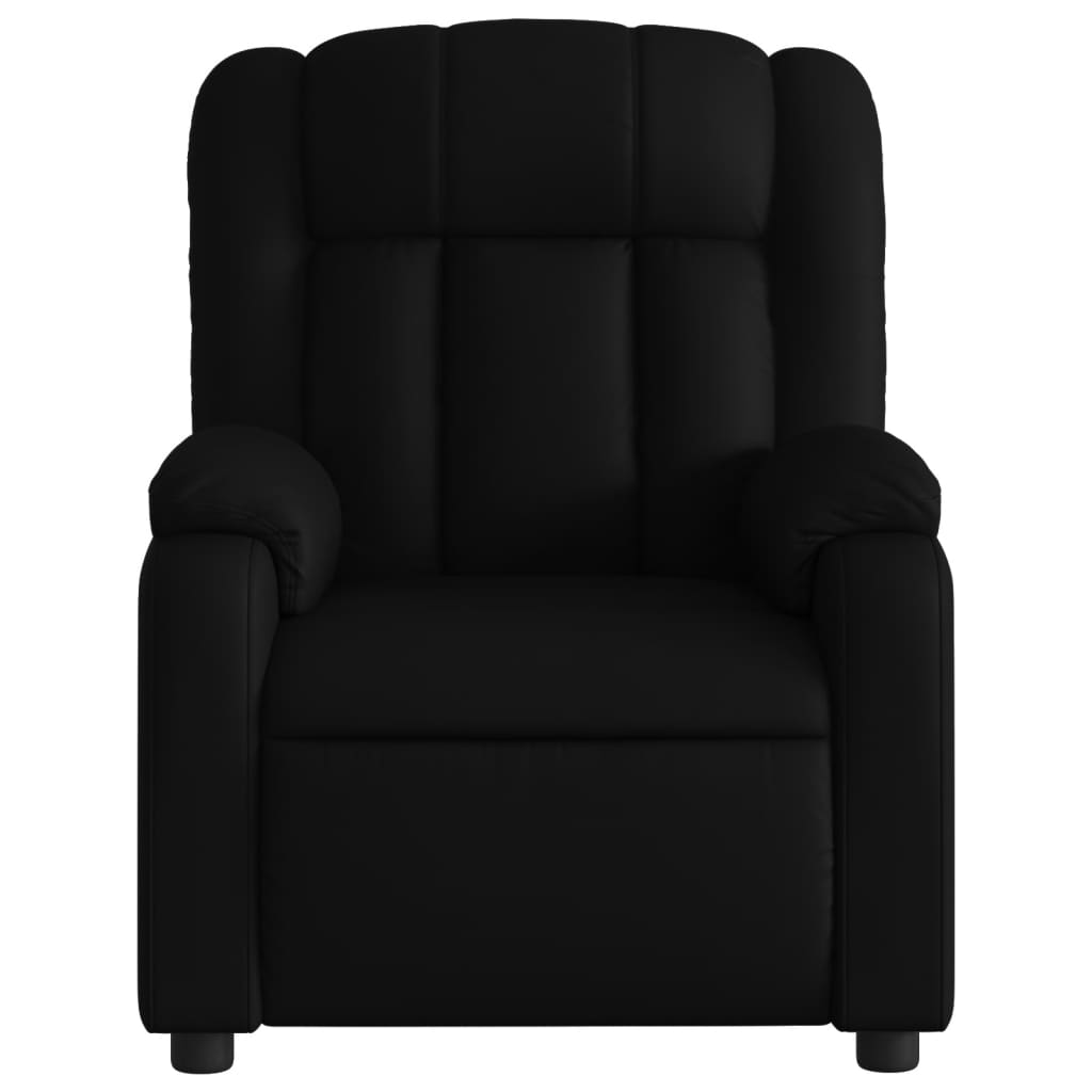 vidaXL Electric Massage Recliner Chair Black Faux Leather-6