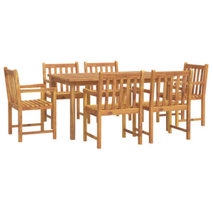 vidaXL Patio Dining Set Outdoor Furniture Table and Chair Solid Wood Acacia-53