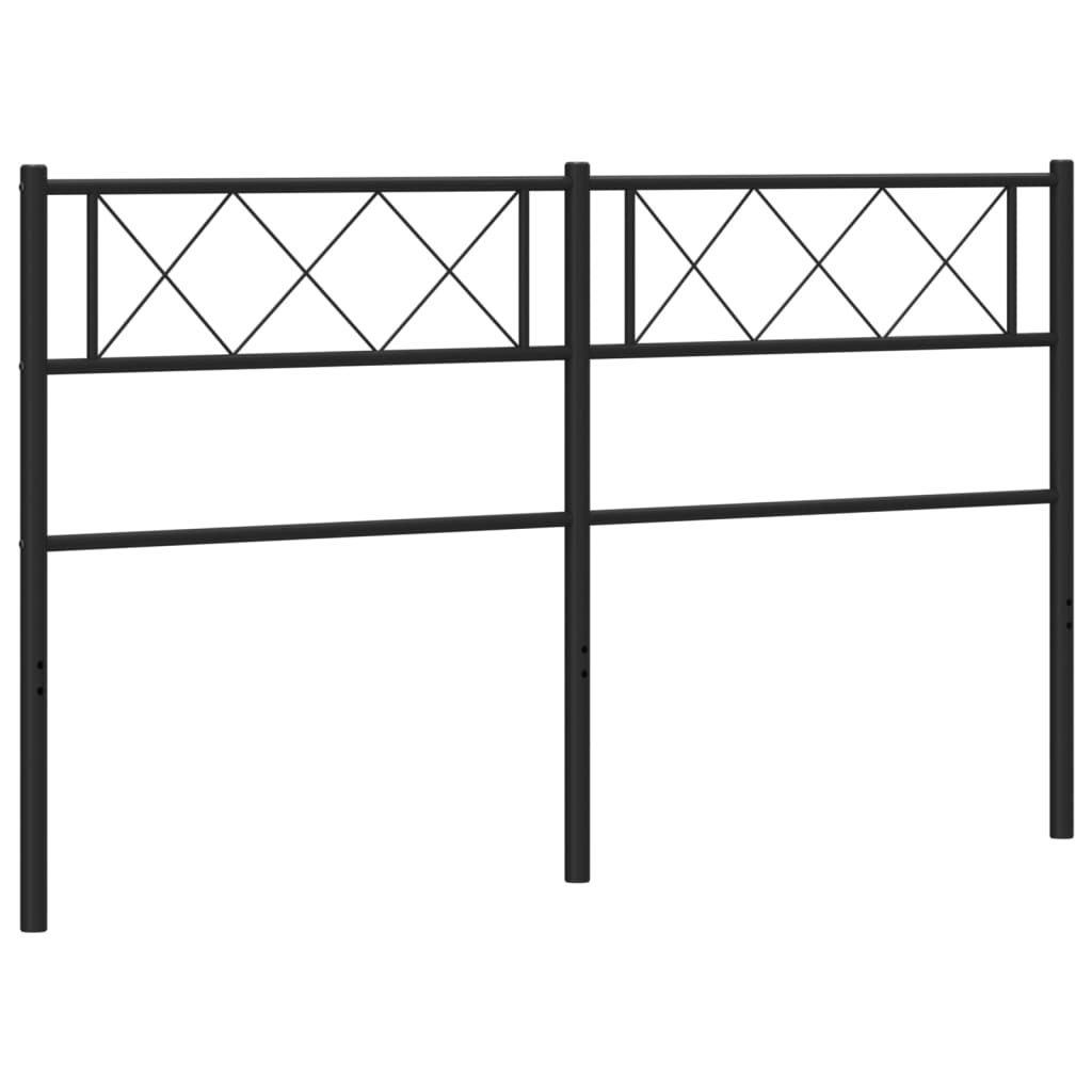 vidaXL Headboard Metal Bed Header with Back Support for Bedroom Furniture-4