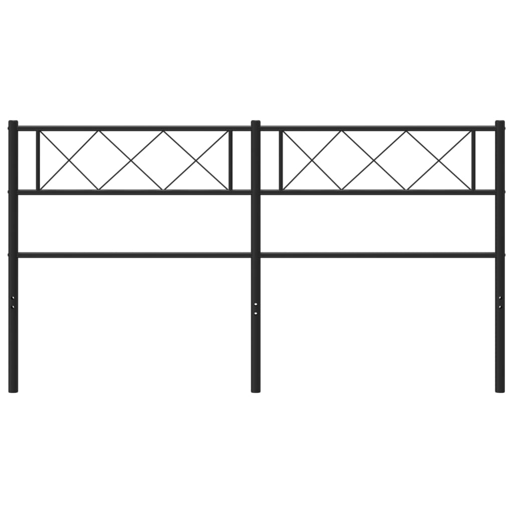 vidaXL Headboard Metal Bed Header with Back Support for Bedroom Furniture-18