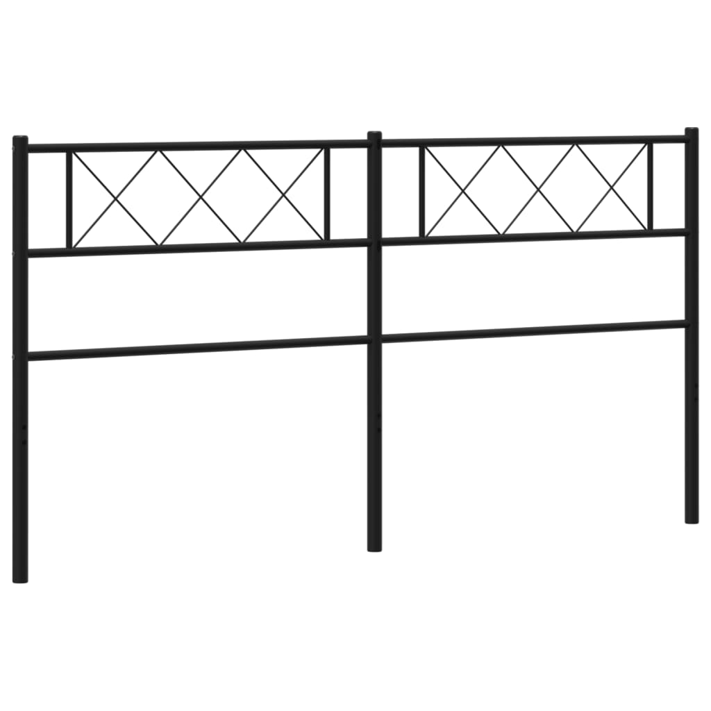 vidaXL Headboard Metal Bed Header with Back Support for Bedroom Furniture-54