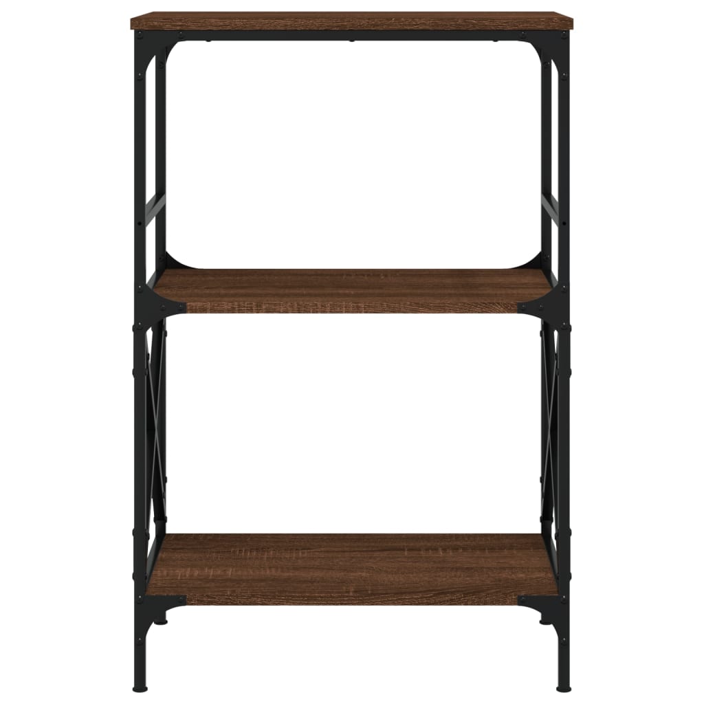 vidaXL Bookcase Storage Bookshelf Display Book Cabinet Black Engineered Wood-60