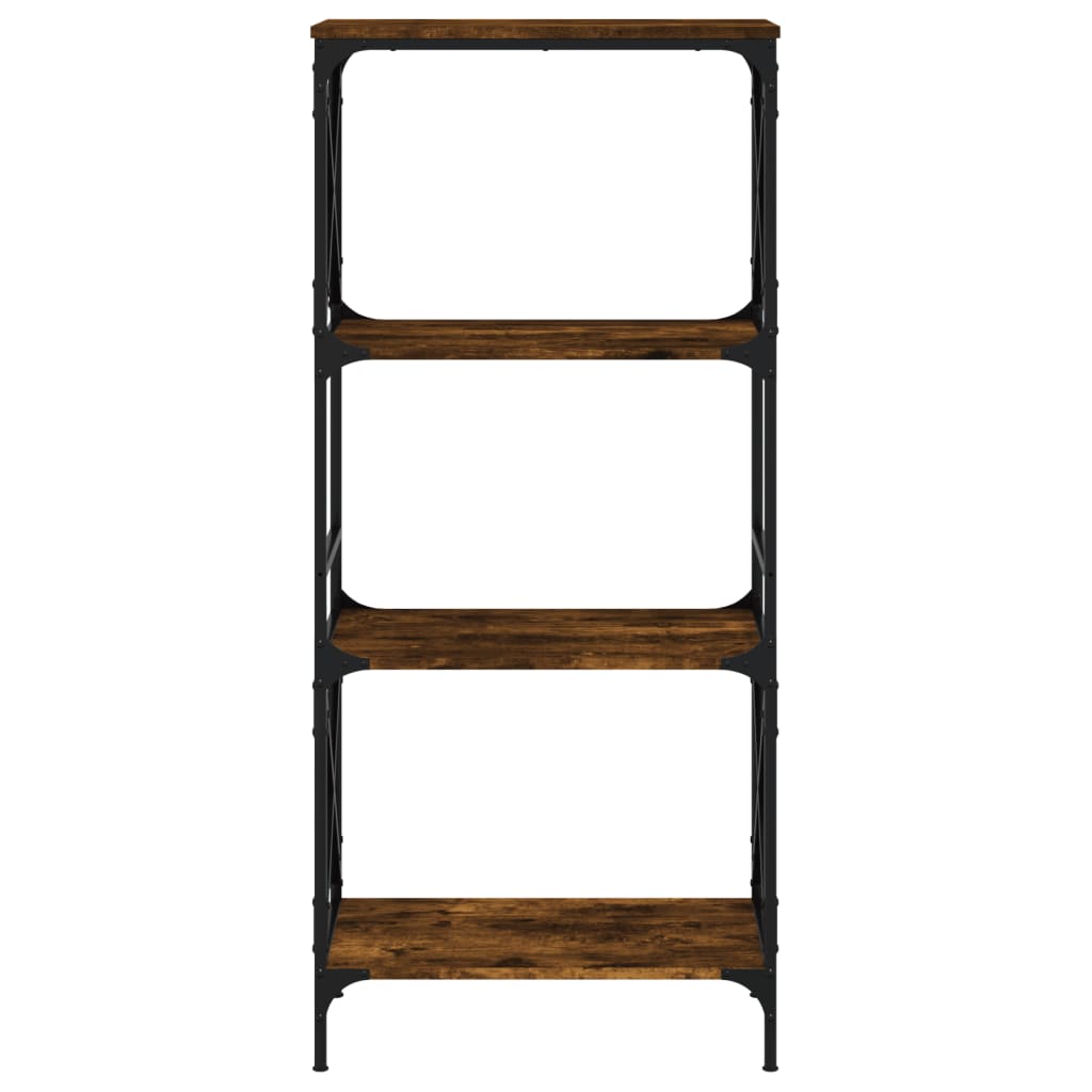 vidaXL Bookcase Storage Bookshelf Display Book Cabinet Black Engineered Wood-62