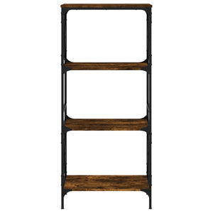 vidaXL Bookcase Storage Bookshelf Display Book Cabinet Black Engineered Wood-62