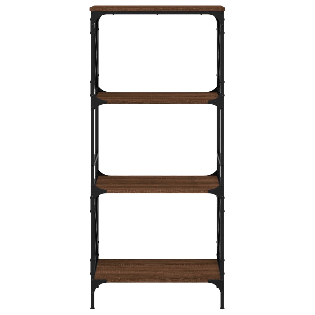 vidaXL Bookcase Storage Bookshelf Display Book Cabinet Black Engineered Wood-58