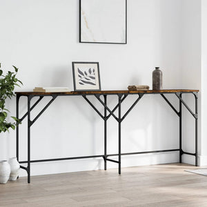 vidaXL Console Table Narrow Console Hallway Table Furniture Engineered Wood-21