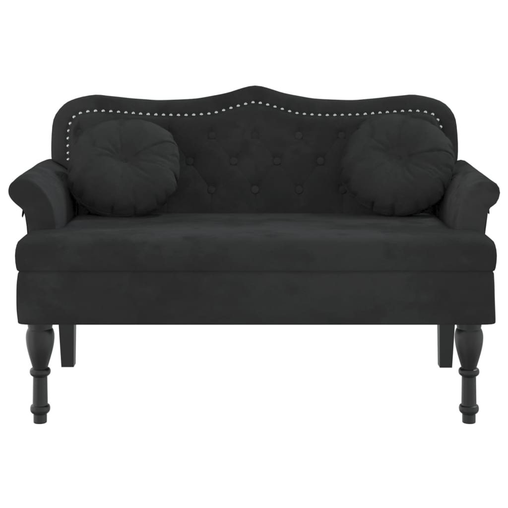 vidaXL Bench with Cushions Upholstered Seating for Bedroom Living Room Velvet-7