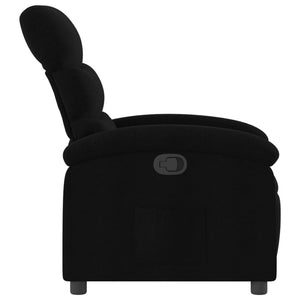 vidaXL Recliner Chair Black Fabric-2