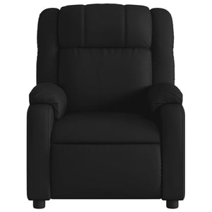 vidaXL Massage Recliner Chair Black Faux Leather-6