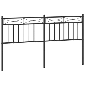 vidaXL Metal Headboard Bed Header with Back Support for Bedroom Furniture-0