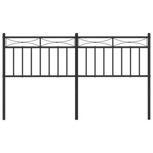 vidaXL Metal Headboard Bed Header with Back Support for Bedroom Furniture-11