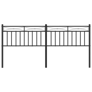 vidaXL Metal Headboard Bed Header with Back Support for Bedroom Furniture-8