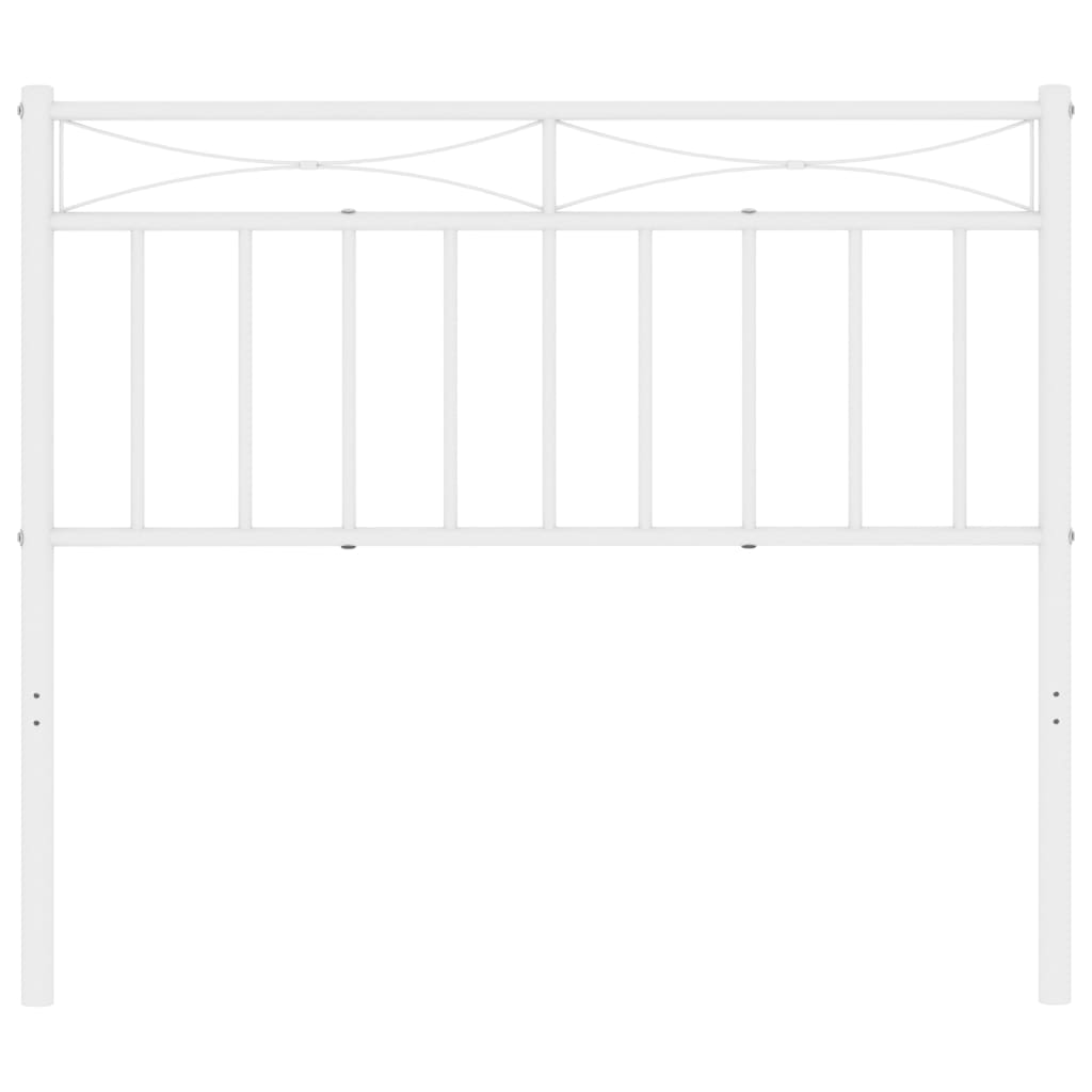 vidaXL Metal Headboard Bed Header with Back Support for Bedroom Furniture-32