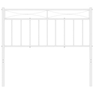 vidaXL Metal Headboard Bed Header with Back Support for Bedroom Furniture-32